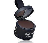 Jeeeun Hairline Powder for Women Root Touch Up - Temporary Gray Coverage Shading Powder with Puff Applicator (06 Dark Maroon)