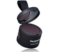 Jeeeun Hairline Powder for Women Root Touch Up - Temporary Gray Coverage Shading Powder with Puff Applicator (15 Dark Purple)
