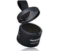Jeeeun Hairline Powder for Women Root Touch Up - Temporary Gray Coverage Shading Powder with Puff Applicator (05 Black)