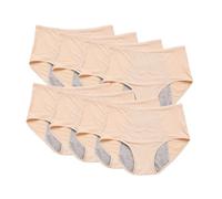 Jeeeun Leak Proof Underwear for Women, Leakproof Panties for Women Over 60, Washable Incontinence Underwear Women (XXL,8 Skin Color)