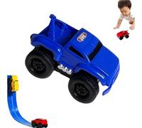 Jeeeun Magnetic Wall Climbing Toy Car, Inertial Anti-Gravity Car for Boys and Girls, Magnetic Climbing Vehicle for Smooth Walls, Windows, Fridge Surfaces (Blue)