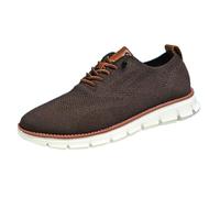 Jeeeun Men's Dress Sneakers Business Casual Walking Shoes Breathable Memory Foam Lightweight Work Oxfords (Style L,42)