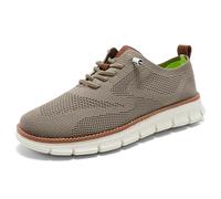 Jeeeun Men's Dress Sneakers Business Casual Walking Shoes Breathable Memory Foam Lightweight Work Oxfords (Style K,41)