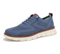 Jeeeun Men's Dress Sneakers Business Casual Walking Shoes Breathable Memory Foam Lightweight Work Oxfords (Style B,40)