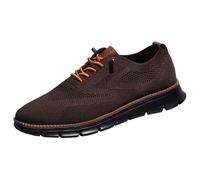 Jeeeun Men's Dress Sneakers Business Casual Walking Shoes Breathable Memory Foam Lightweight Work Oxfords (Style M,40)