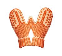 Jeeeun Middle Finger Mittens, Cozy Knit Hidden Message Gloves with Secret Middle Finger Design, Funny Warm Winter Mittens (1pcs)