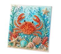 Jeeeun Ocean Theme Pearl Art DIY Kit with Frame for Adults & Beginners (#f)