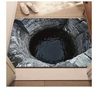 Jeeeun Optical Illusion Rug, 3D Rugs Optical Illusion Non-Slip Visual Trap Floor Mat for Indoor and Outdoor Use, Ideal for Doorway, Living Room, Bedroom and Porch Decor (15.7 × 23.6 in,#10)