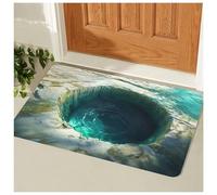 Jeeeun Optical Illusion Rug, 3D Rugs Optical Illusion Non-Slip Visual Trap Floor Mat for Indoor and Outdoor Use, Ideal for Doorway, Living Room, Bedroom and Porch Decor (15.7 × 23.6 in,#5)