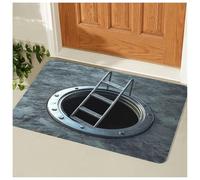 Jeeeun Optical Illusion Rug, 3D Rugs Optical Illusion Non-Slip Visual Trap Floor Mat for Indoor and Outdoor Use, Ideal for Doorway, Living Room, Bedroom and Porch Decor (19.7 × 31.5 in,#3)