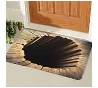 Jeeeun Optical Illusion Rug, 3D Rugs Optical Illusion Non-Slip Visual Trap Floor Mat for Indoor and Outdoor Use, Ideal for Doorway, Living Room, Bedroom and Porch Decor (31.5 × 47.2 in,#4)