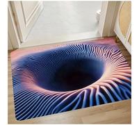 Jeeeun Optical Illusion Rug, 3D Rugs Optical Illusion,Trap Optical Illusion Bottomless Non-Slip Doormat (#7,19.68x31.49in)