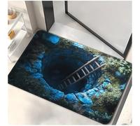 Jeeeun Optical Illusion Rug, 3D Rugs Optical Illusion,Trap Optical Illusion Bottomless Non-Slip Doormat (#22,23.62x35.43in)