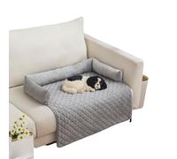 Jeeeun Pet Sofa Beds, Soft Washable Pile Pet Bed for Crate, Floor, Car Seat (Light Gray,90 * 135cm)