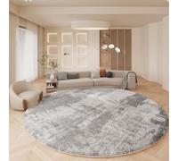 Jeeeun Round Area Rugs Geometric - 2024 New Living Room Rugs Large, Living Room Rug, Large Centre Rug, Modern Geometric Non-Slip Rug for Living Room, Bedroom (G,140cm)