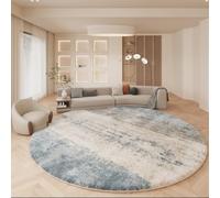 Jeeeun Round Area Rugs Geometric - 2024 New Living Room Rugs Large, Living Room Rug, Large Centre Rug, Modern Geometric Non-Slip Rug for Living Room, Bedroom (E,140cm)