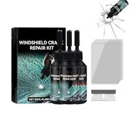 Jeeeun Windshield Chip Repair Kit - Upgraded Glass Repair Liquid for Cracks, Chips, Rock Damage, Quick, Long-Lasting Solution for Windshields, Windows, and Mirrors (3PCS)