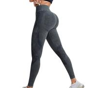Jeeeun Women Leggings Black, Resistance Leggings for Women for Yoga Gym Workout (Dark Gray,S)