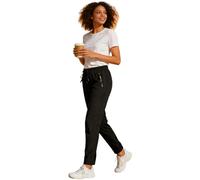 Jeeeun Womens Joggers Stretch Running Pants for Women - Quick Dry for Outdoor Training | 360° Elasticity | Deep Zipper Pocket (Black Style A,XXL)