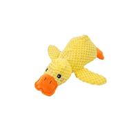 Jeeeun Yellow Calming Duck for Dogs, Calming Yellow Duck Toy for Dogs, Yellow Duck Dog Toy, Calming Duck Dog Toy Bright Yellow (Small)