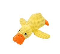 Jeeeun Yellow Calming Duck for Dogs, Calming Yellow Duck Toy for Dogs, Yellow Duck Dog Toy, Calming Duck Dog Toy Bright Yellow (Medium)