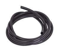 JEEIJ Manguera De Silicona Negra, Tubo De Silicona Suave Y Ligero, 1 Metro, Negro, 1 Uds. (Diámetro Interior: 14mm, Diámetro Exterior: 17mm)