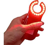 JeeKoudy Detector de Venas Portátil, Visor de Buscador de Venas Recargable, Localizador de Venas Portátil con 18 LED, Búsqueda Eficiente Y Efecto de Visualización Claro