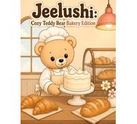 Jeelushi: Cozy Teddy Bear- Bakery Edition: 24 Bold & Easy Cozy Coloring Book for Kids/Adults Featuring Cute Teddy Bears, Sweet Bakery Treats, and Relaxing Baking Scenes