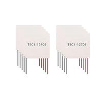 Jeenuuder 10 Piezas Elementos Peltier TEC1-12706 MóDulo TermoeléCtrico Peltier 12705 Tec 12V 5A DIY Cooler Peltier Elemente Board