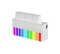 Jeenuuder Adaptador de Corriente ATX de 24, 90 Grados, 5 V, 3, ARGB, ATX, Conector de AlimentacióN de 24, Aura Sync para Fuente de AlimentacióN de PC de Escritorio,