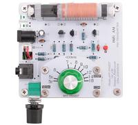Jeenuuder AMT-MW207 525-1605KHz MW Transmisor de Media Am Radio Transmisor DIY Placa de Circuito 6V