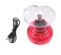 Jeenuuder Bola de Plasma con Forma de CorazóN, Luz de 4 Pulgadas Activada Al Tacto, Regalo de San ValentíN, Cable USB o BateríA, Regalos para NiñOs y Adultos