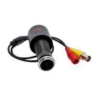 Jeenuuder Cámara AHD Gran Angular 1080P Panorámica Ojo de de 1,7 mm PAL 2MP CCTV Visor de Puerta Ajustable para Seguridad del Hogar