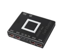 Jeenuuder Cargador de Escritorio de Protocolo Completo de 4 Vías Módulo de Carga Rápida Multifunción PD SW3518 Módulo Buck Cargador de 400 W QC3.0