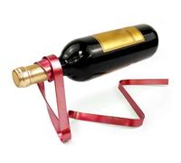 Jeenuuder Casillero para vino de pared de hierro para botella de vino de hierro colgante, armario de bar, casa roja