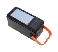 Jeenuuder Dual USB 28X18650 para TeléFono MóVil, Almacenamiento RáPido DIY (Carga RáPida Negra)