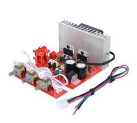 Jeenuuder DX-618 Placa Amplificadora EstéReo de Subwoofer de Audio MóDulo de 2.1 Canales 60Wx3 DC12-18V con Cable de AlimentacióN