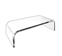 Jeenuuder Estante Elevado para Monitor de Computadora, Estante de ExhibicióN AcríLico en Forma de U, Estante de Escritorio, Estante para Computadora PortáTil para Escritorio Oficina y Hogar