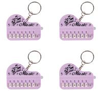 Jeenuuder Llaveros para Teclado ElectróNico, Llaveros de Instrumentos TamañO de Bolsillo Micro-Tipo Piano Juguete Bolsa Charm -B