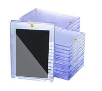Jeenuuder - Lote de 30 titulares de tarjetas magnéticas de 35 pt, protectores de tarjetas, bolsas de presentación para tarjetas de béisbol, tarjetas de deporte, tarjetas coleccionables