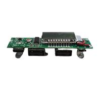 Jeenuuder Placa de Cargador de BateríA de Litio LED Dual USB 5V 2.4A Placa de Circuito Micro/Type-C USB Power Bank 18650 MóDulo de Carga