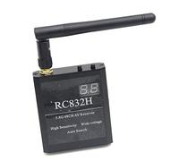 Jeenuuder RC832H 5.8G 48CH Receptor de Video 12V BúSqueda AutomáTica de Canales para TS832 TS5823 TS5828 RC AvióN HelicóPtero FPV Drone