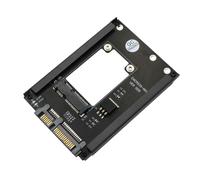 Jeenuuder Tarjeta Adaptadora MSATA SSD A 3.0 III de 2,5 Pulgadas con Soporte de Compatible con MSATA SSD 6Gps de TamañO Completo para Computadora de Escritorio