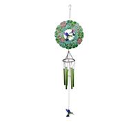 Jeenuuuder - Campanas eólicas con de viento de pájaro, 42,1 pulgadas, campanillas eólicas, decoración exterior móvil suspendido para jardín, porche patio trasero