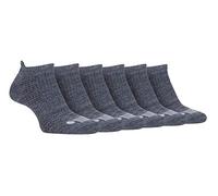 JEEP - 6 Pares Hombre Calcetines Deporte Cortos Tobilleros | Calcetines Transpirables para Running (39-45, Gris carbón)