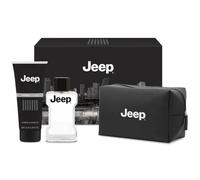 JEEP FREEDOM | Caja de regalo, para después del afeitado y gel de ducha, 200 ml + estuche de belleza, aroma fresco y delicado