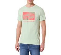 JEEP J Man - Camiseta de Manga Corta para Hombre, diseño de The Heritage of Adventure, Estampado Grande, J24s, Palas de Jade, Talla M, Palas de Jade, M