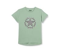 Jeep J Woman T-Shirt Oversize Star Striped Print Turn-up Sleeve J22w T-Shirt Mujer