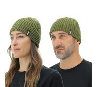JEEP O102911-E821 J Gorro DE Tricot Reversible J23W Unisexo Olive Green/Birch WH Uni