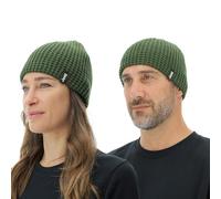 JEEP O102911-I004 J Gorro DE Tricot Reversible J23W Unisexo Rifle Green/Olive Gr Uni
